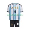 Argentina Lionel Messi 10 Bambino Maglia Prima World Cup 2026 Manica Corta